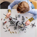LEGO Star Wars At-Te Walker Mobilleksaksmodell Minifigur Set Inkluderar 3 Clone Troopers, Battle Droider och Dwarf Spider Droid 75337 Byggset Besuche den LEGO-Store