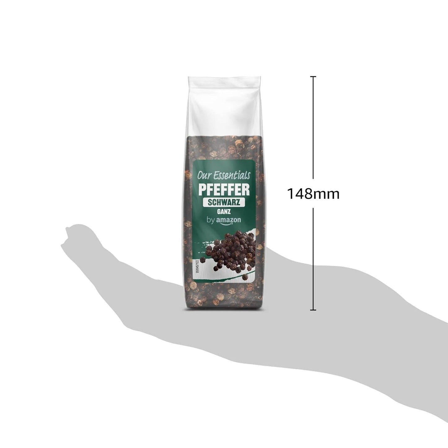 av Amazon Schwarzer Pfeffer ganz, 100g
