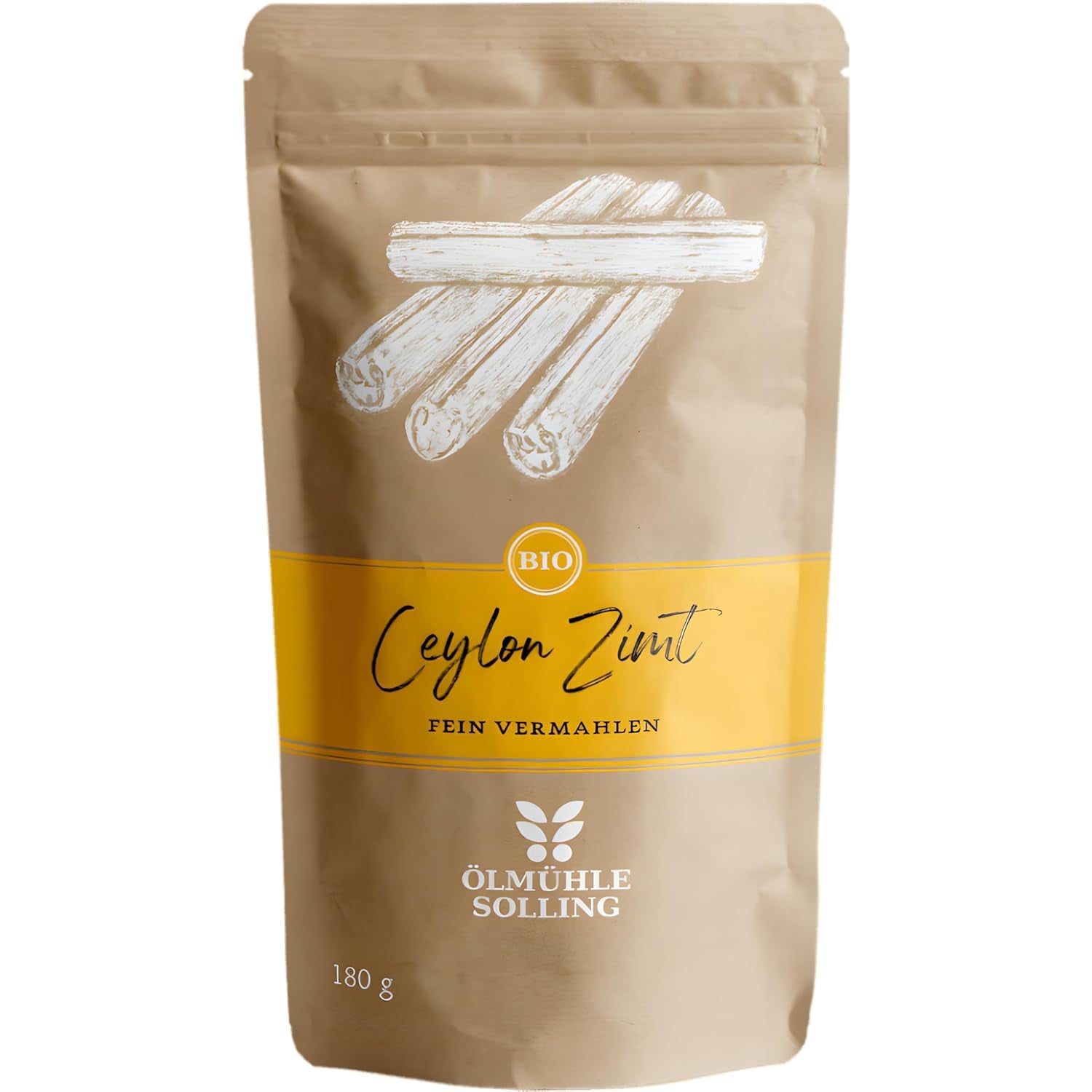 - BIO Ceylon Zimt | Ceylon Zimtpulver aus kontrolliert biologiska anbau | Zimtpulver fein vermahlen aus ganzen Zimtstangen. Perfekt för Müsli, Milchreis, Gebäck uvm. | Innehåll: 180 g