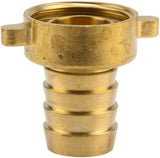 Gardena mässingsslangkoppling, 2-delad: högkvalitativ mässingskoppling, 26,5 mm (G 3/4") gänga, för 1/2" (13 mm) slangar (7140-20)