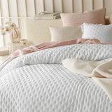 Molly Elegant överkast i vitt 220 X 240 Cm Mångsidigt överkast som överkast eller soffkasta Överkast till säng och soffa Filtstil Perfekt som överkast Sängar och filtar Besuche den ROOM99-Store