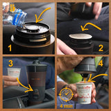 Handpresso - Handkaffe Auto 21000 | 12V bil espressomaskin - 12 volt espressomaskin för bilar | Senseo Pad Espressobryggare för bilar - 12V Travel Espressobryggare | 12 volt espressor för husbilar