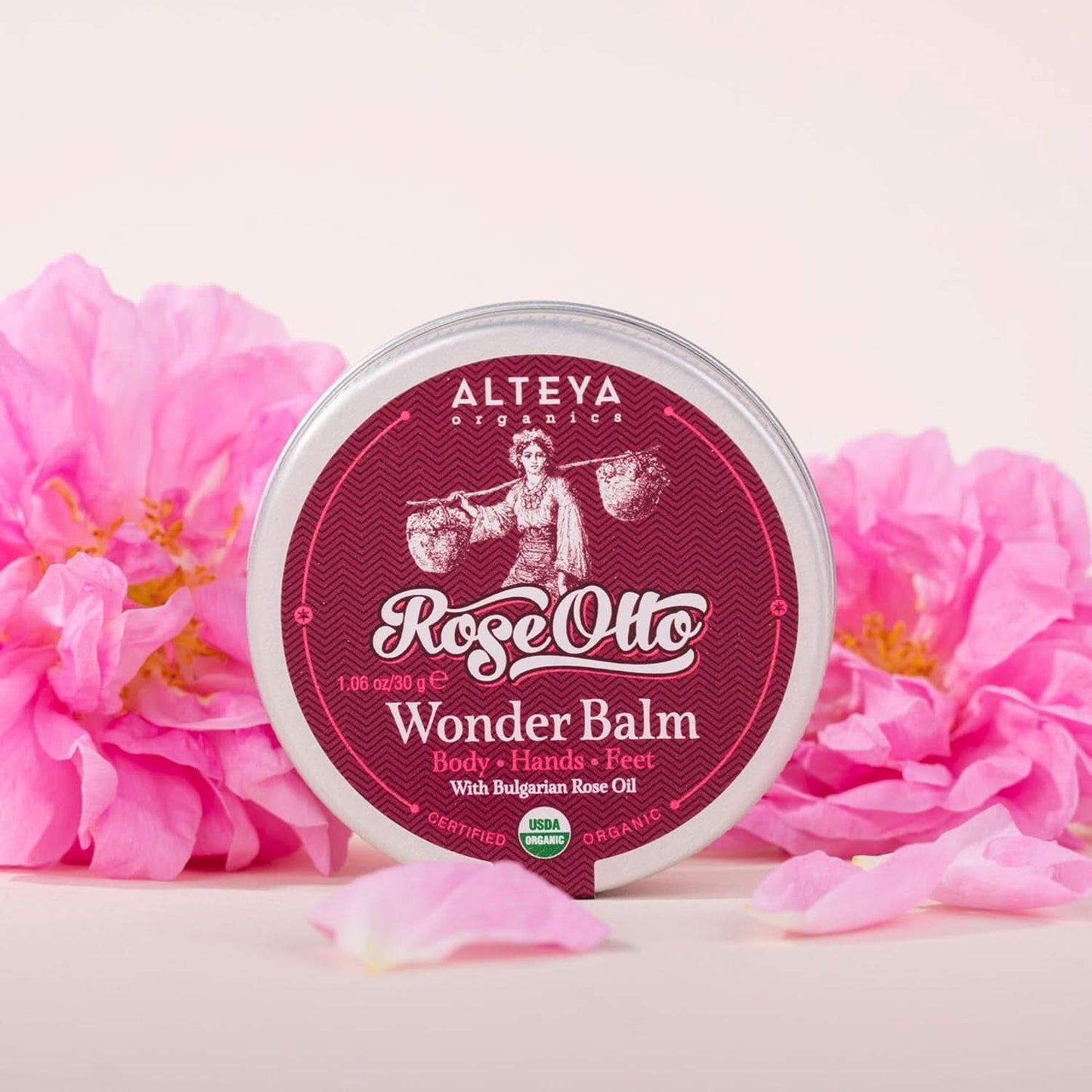 Alteya Organic Miracle Balm Rose 30 g Kosmetika och skönhet Naty Shop