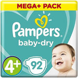 Blöjor Pampers 81657566 Baby-Dry Byxor, vit