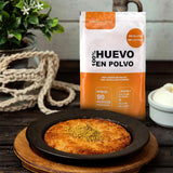 Eipulver aus Freilandeiern (1kg) | Pasteurisiertes Vollei Pulver | Ohne Zusatztoffe | Glutenfri & laktosfri | Vakuumverpackung i Zip-Beutel