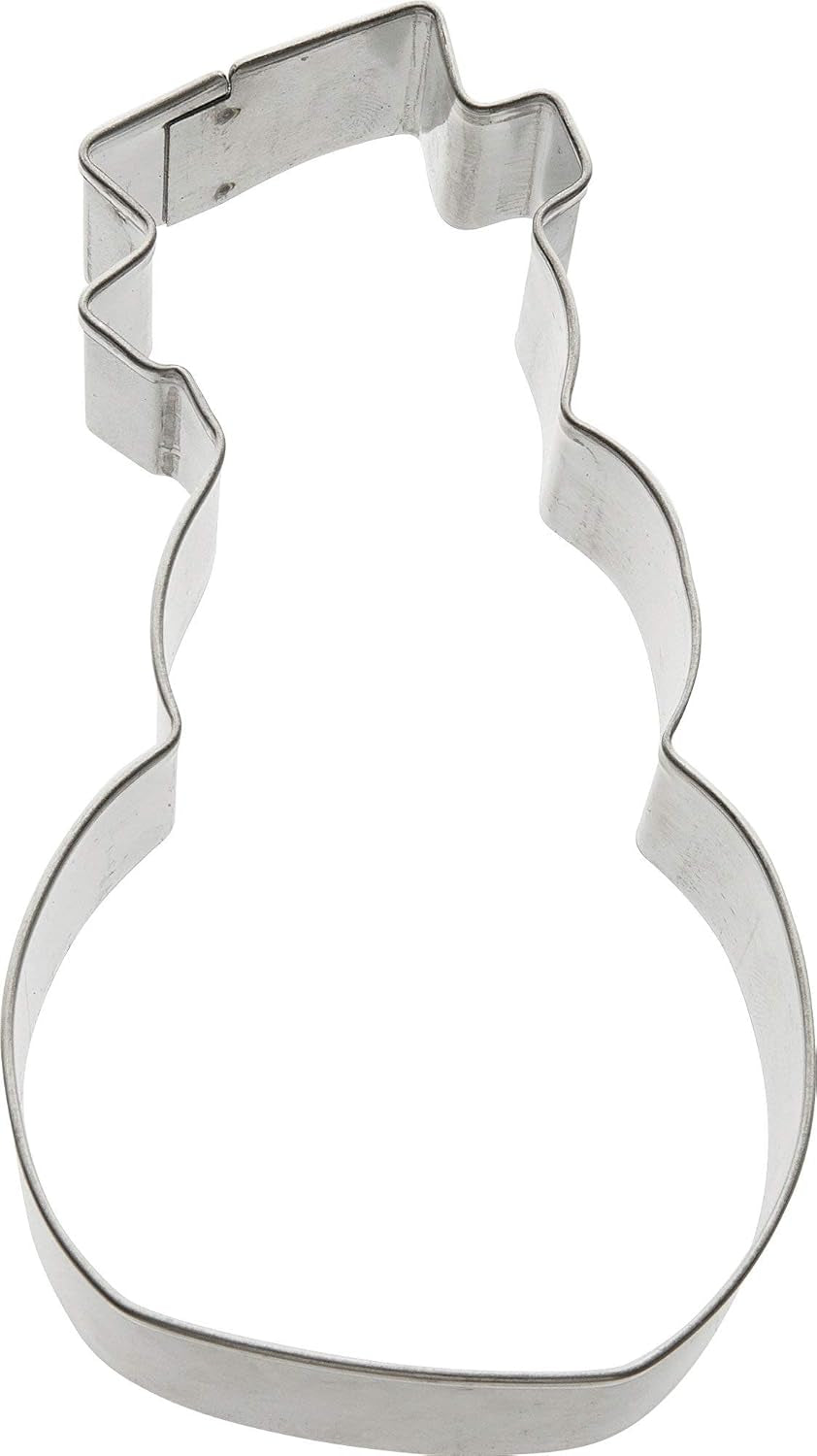Zenker Snowman Cookie Cutter, Christmas Cookie Cutter, Fondant Cookie Cutter, High Quality Cookie Cutter, Stålplåt Kitchen Aid, Färg: Silver