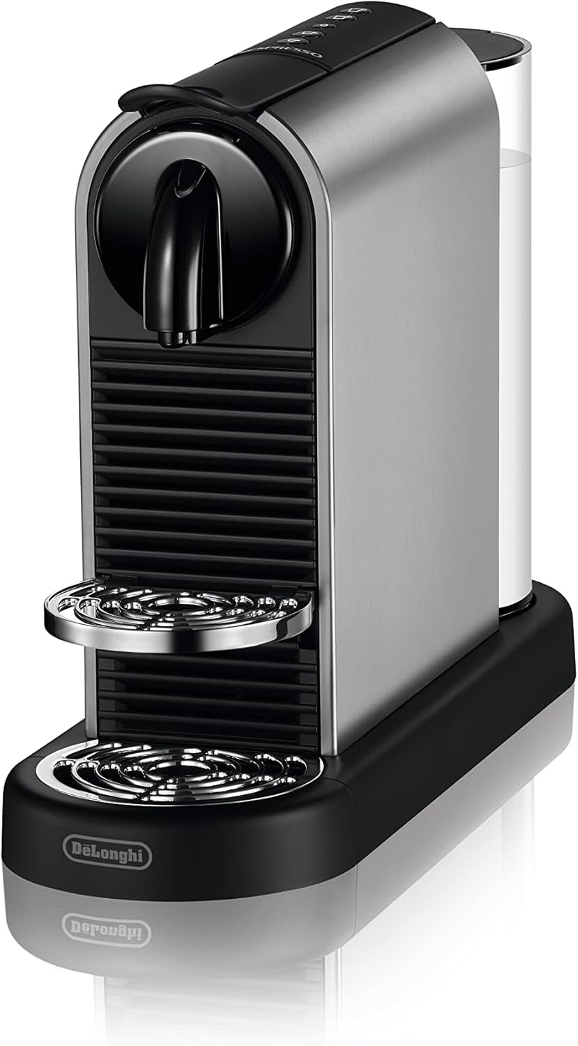 Nespresso EN167.W Citiz kapselespressomaskin, högtryckspump och idealisk temperaturkontroll, utan Aeroccino (mjölkskummare), energisparfunktion, 1260 W, gräddvit, 37,4 x 11,9 x 25,5 cm