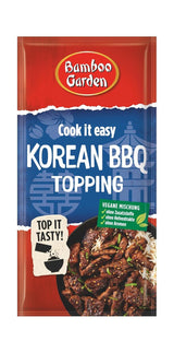 Bamboo Garden - Koreansk BBQ Topping | Gewürztopping zum Verfeinern von Koreanischen Grillgerichten | Veganska, naturliga ingredienser | 15 g i påse