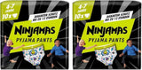 Rymdskeppspyjamasbyxor, 10-pack absorberande nattbyxor, 7 år, 17 kg-30 kg, läckageskydd hela natten