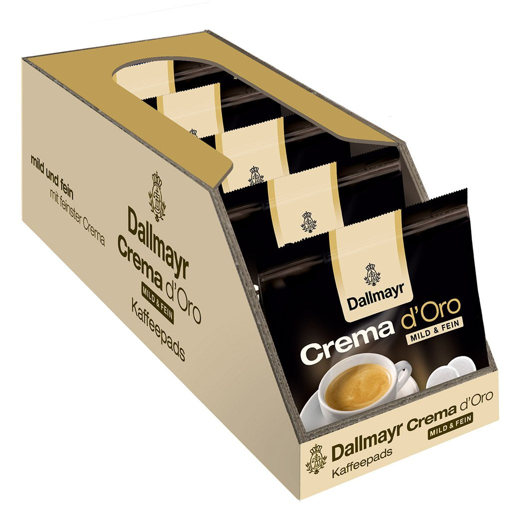 Crema d'Oro milda och fina pads (16 Kaffee Pads) (Packung mit 4)