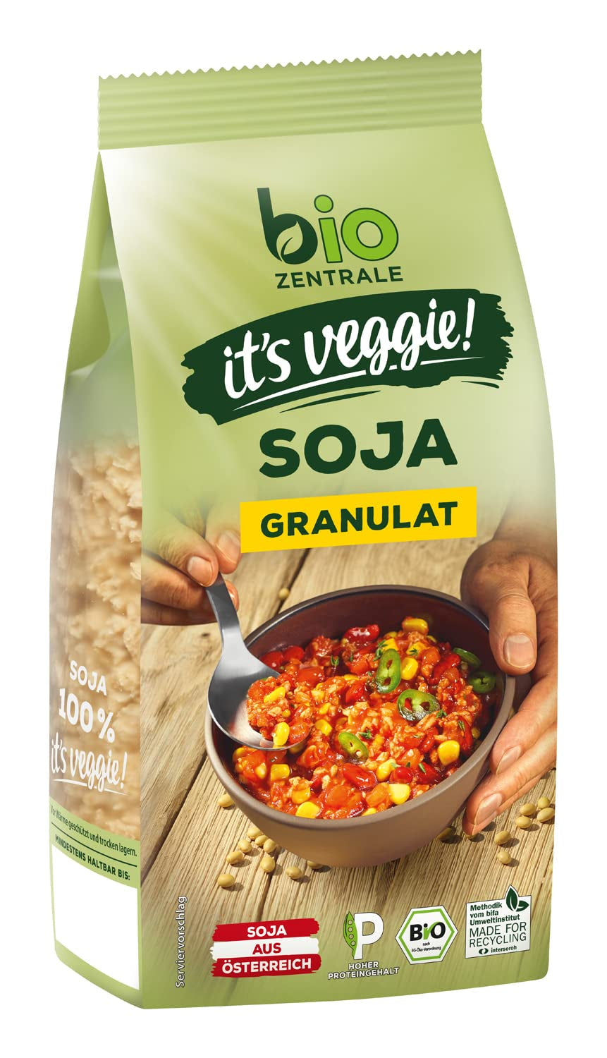 Biozentrale Bulgur i bricka med grönsaker och ingefära | 200 g perfekt för en snabb hämtmat | källa till veganskt protein | lätt att förbereda