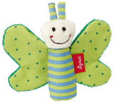 Fehn sprakande sjöstjärna - babyleksak att ta tag i och leka & sprakande leksak för spädbarn och småbarn från 0+ månader & SIGIKID 41179 butterfly grab leksak röd gröna stjärnor Baby Toys Naty Shop