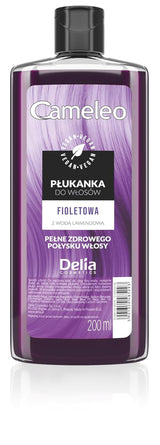 Cameleo - Rose Water Pink Hair Tonic No Yellow Tint Semipermanent hårfärg - För blont & grått hår - Färg & vård - Parabenfri | 200 ml Naty Shop Hair Dye Ny version - Violet 200 Ml (1 förpackning)