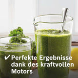 Bosch Standmixer Vitaboost MMBH6P6BDE, 6-Klingen-Edelstahlmesser, 2,5L Tritan-Mixbehälter, Stopfer, 6 Automatikprogram, Rezeptbuch, Bpa-Frei, Einfache Reinigung, 45 000 U/Min, 1600 W, Schwarz Bucatarie Naty Shop