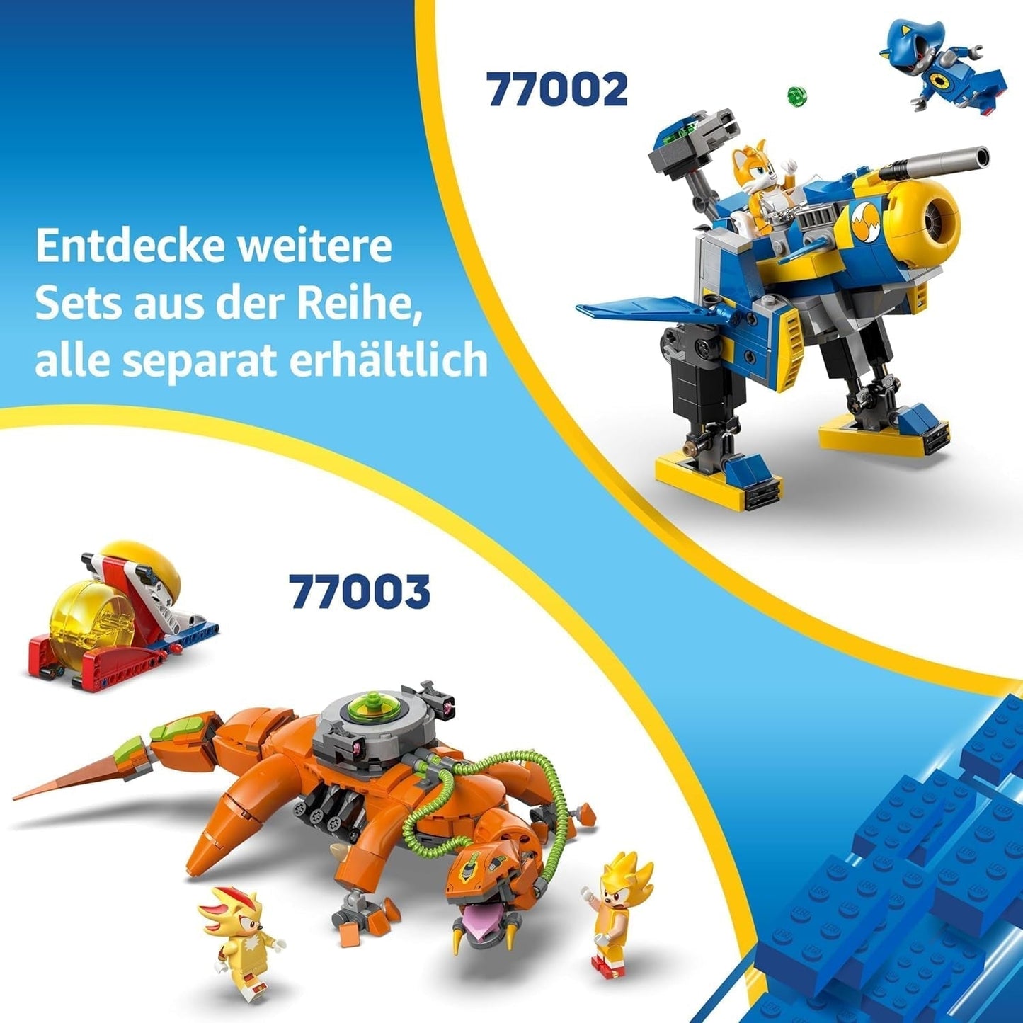 LEGO Sonic the Hedgehog Sonics Showdown At The Campfire Spelleksak för barn och TV-spelsfans Byggset för pojkar och flickor 7 år gammalt äventyrsset Samlarobjekt 77001 Byggset Beuche den LEGO-Store