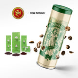 Ekologiskt espressokaffe, 250 g påsar - traditionellt rostat på vedeld, hantverk - Ekologiska premiumkaffebönor för automatiska espressomaskiner och portafilter