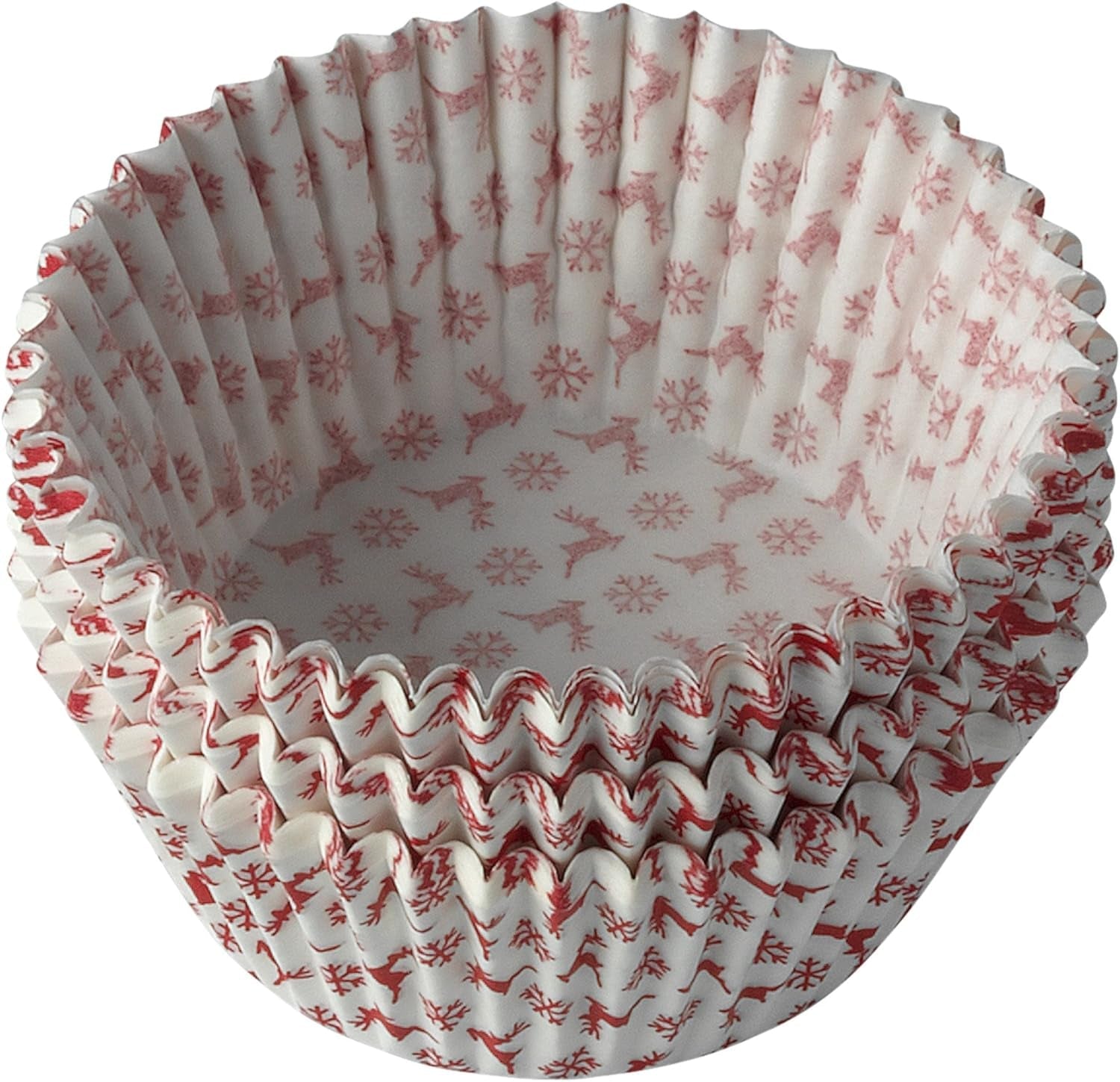 Original Kaiser Inspiration Muffinform-Set 2-Teilig, Muffinblech Mit Xmas Papierbackförmchen Für 12 Muffins, 38 X 27 Cm, Cupcake Form Antihaftbeschichte, Schwarz Formar och bakplåtar Naty Shop