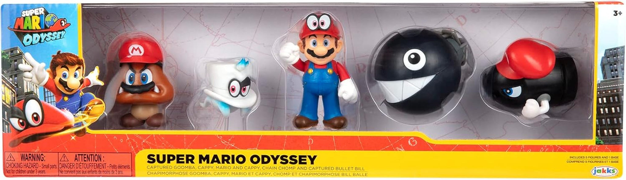 Ksruee Super Mario Mario Odyssey 5,6 cm Pack Actionfigurer Naty Shop