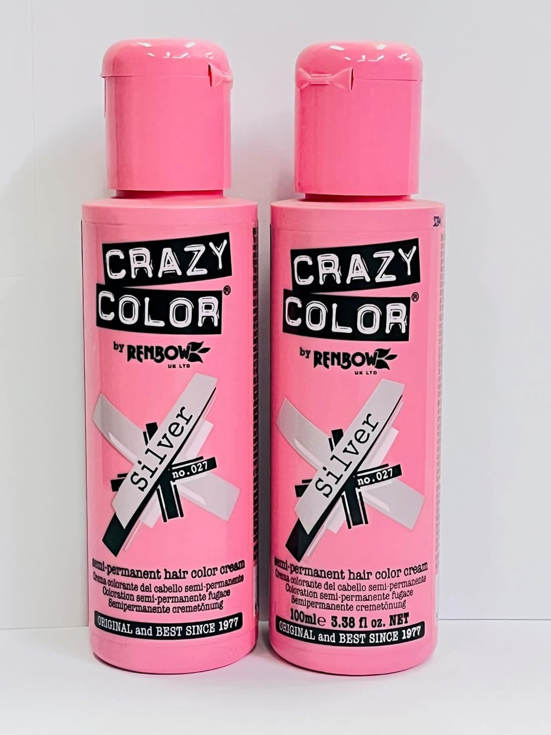 GO TOXIC UV semipermanent hårfärgskräm, 100 ml (1 förpackning) Naty Shop hårfärgning Silverfärg 100 ml (1 förpackning)