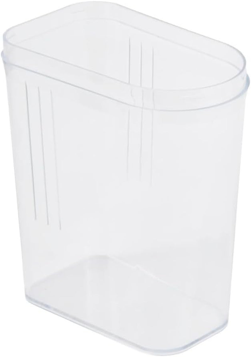 keeper hällbox för torra förråd, steglöst justerbart doseringslock, plast, 500 ml, 8 x 4,5 x 15 cm, Paola, vit Matförvaringslådor Naty Shop
