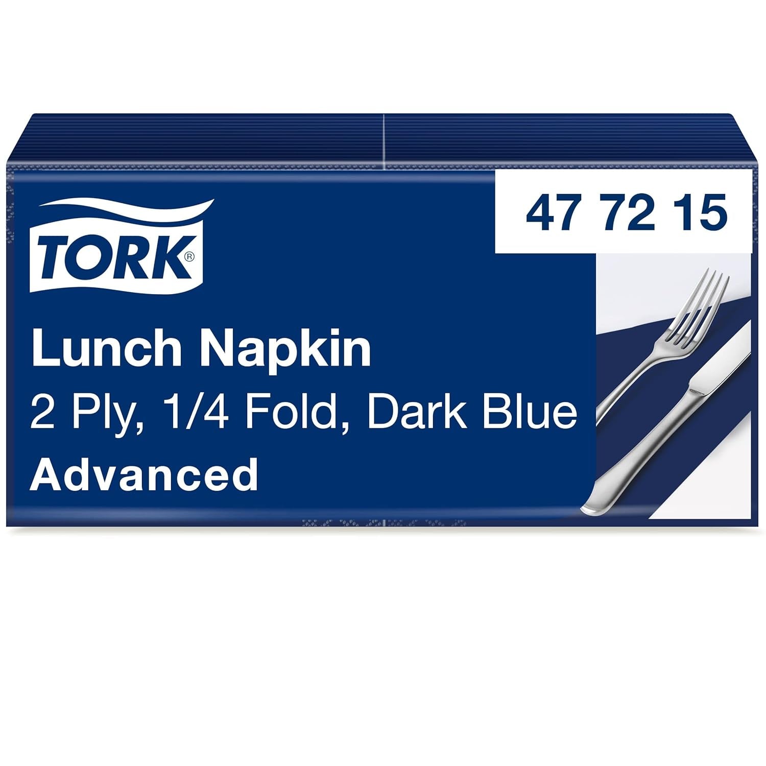 Tork 477840 Lime Lunchservetter / 2-lagers servetter för små måltider eller mellanmål / Avancerad kvalitet / 10 X 200 (2000) pappersservetter / 32,6 X 33 Cm (L X B) / 1/4 vikning