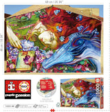 Educa - Pussel med 1000 bitar för vuxna | Sant Jordi, Lily Brick. Mått: 68 X 48 cm. Inkluderar Fixpuzzle pussellim. I 14 år (19926) Puzzle Naty Shop