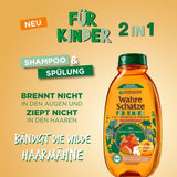 Garnier Schampo för barn, för känsligt hår och lätt att kamma, med aprikos och bomullsblommor Garnier Dusch och badkar