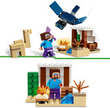 LEGO Minecraft Steve's Desert Expedition, videospelset för pojkar och flickor, biom med Steve, hus, statyetter och kamelleksak, gamerpresent för barn från 6 år 21251 Byggset Besuche den LEGO-Store