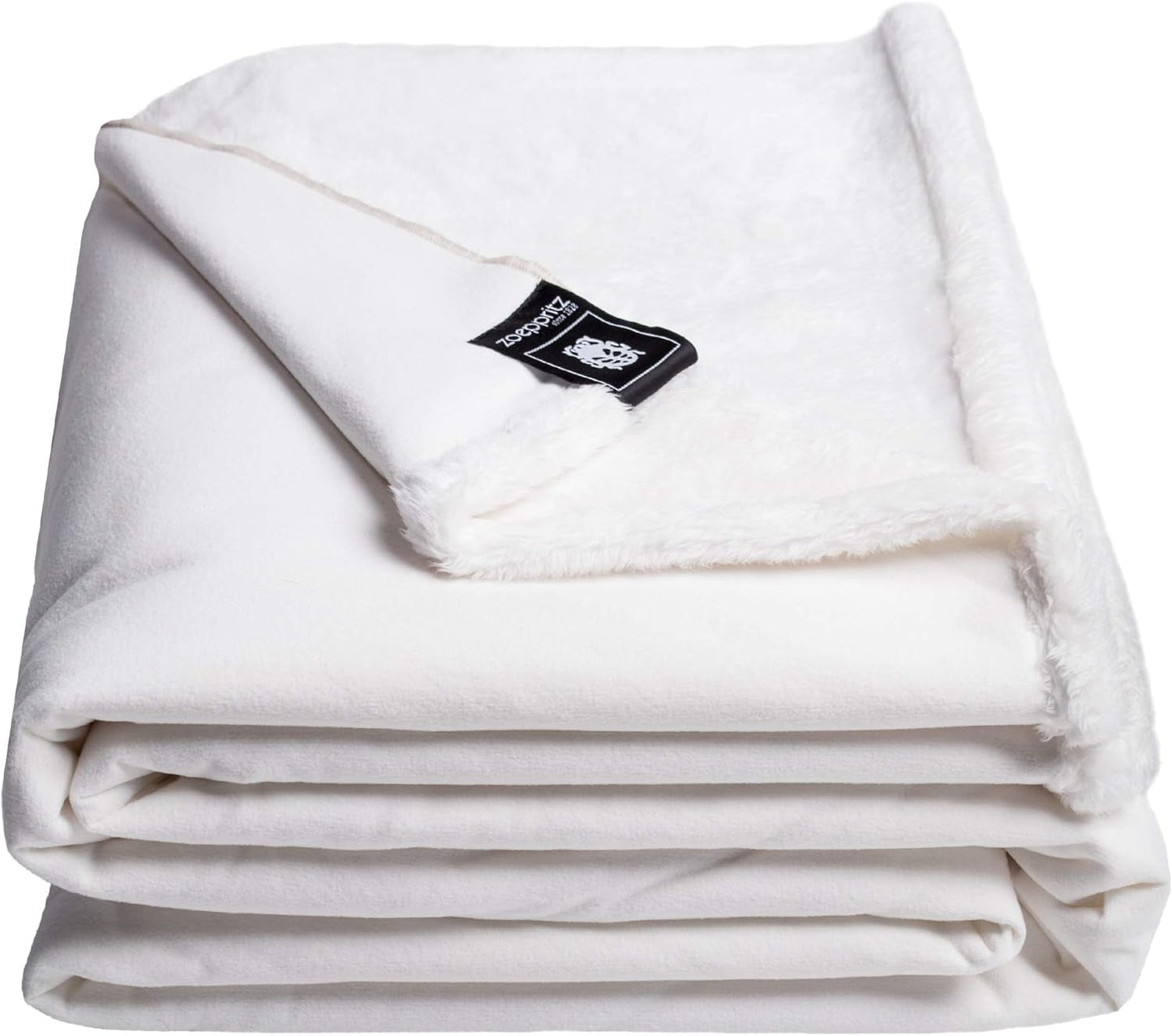 Reborn Bliss Blanket - Mysig fuskpälsfilt - Fluffig och lyxig fuskpälsfilt med slät rygg - 140X190 Cm - 310 Rose - By "Zoepritz since 1828" Beds and Covers 'zoepritz since 1828' 000 Vit 180X220Cm