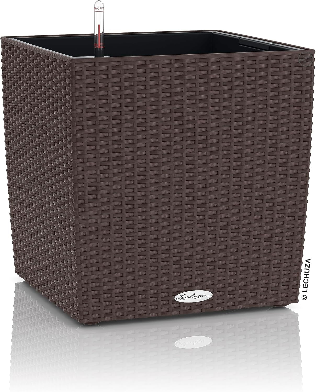 LECHUZA CUBE Stuga 30 granit 15372