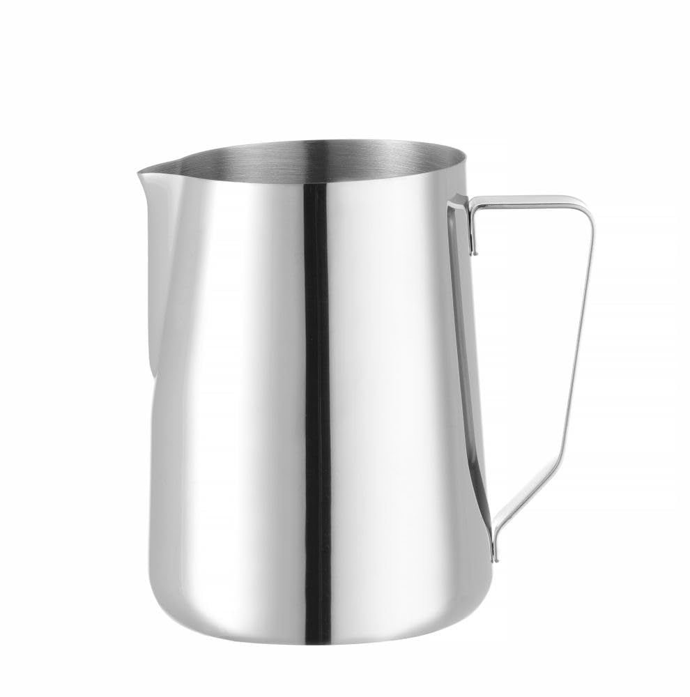HENDI Multifunktionsmugg, tål maskindisk, mjölkkanna, gräddkanna, 1,5 l, ø112 x (H) 161 mm, rostfritt stål 18/10