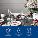 Villeroy & Boch - Toy's Delight Gravy Set, 4 delar, Serveringsfat med skålar, Christmas Gravy Bowl Set, Leksaksbordsdekoration, Serveringsbricka, Skålar, Julservis, Premium Porslin