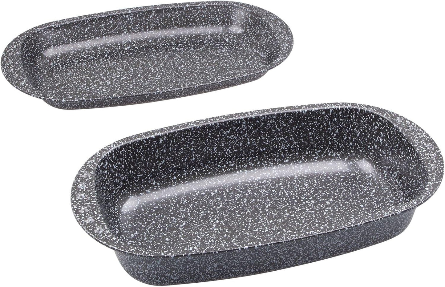 C|H|G Brotback- Und Bratenform Mit Deckel "Granito", Skandia Xtreme Plus: 4-Fach Antihaftbeschichtung in Granitoptik, 37 X 20 X 7 Cm, Made in Germany Formar och brickor för bakning Naty Shop
