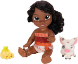 Jakks Pacific Moana 2 Little Sister Simea Doll and Pua Figure Playset 27 cm högt, innehåller 1 dockadräkt, 1 Pua, 1 plastbananklasa, rekommenderas för åldrarna 3 och uppåt