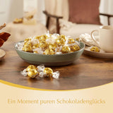 Lindor vita chokladbollar | 400g ca. 30 vita chokladbollar med smält-i-mun-fyllning | Gåva av choklad | Chokladpresent (paket med 2)