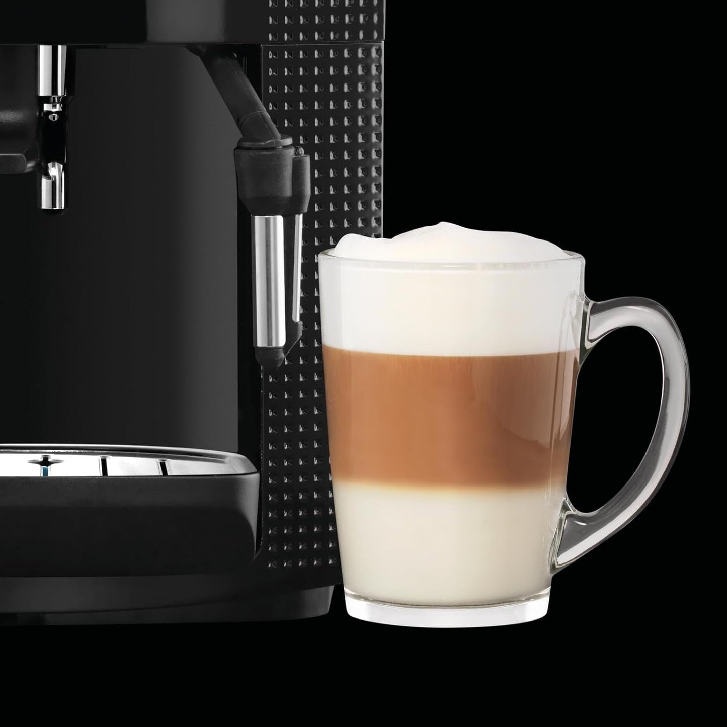 Krups Roma EA81M8 Espressomaskin 1,7 L, 3 temperaturinställningar, 3 malet kaffetexturer, svart