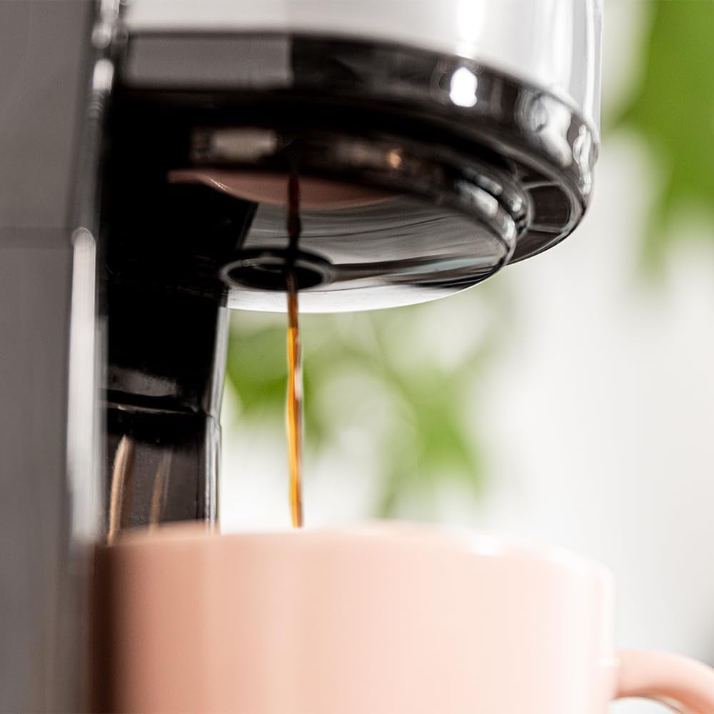 Cecotec Coffee 66 Drop & Go espressomaskin med termokanna, 700 W, kapacitet 420 ml, förseglad pip, permanent eller pappersfilter, automatisk avstängningsfunktion, behållare med fönster