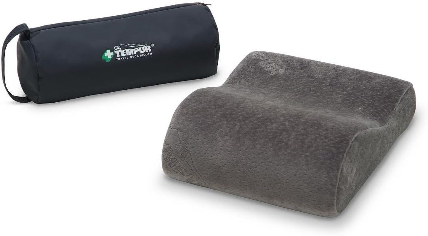 Tempur Travel Kudde Rese Nack Kudde Inklusive Bärväska - 25 X 31 X 10/7cm - Bruna Resekuddar Naty Shop Standardtitel