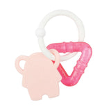 Nattou Silicone Cooler Bandring, Mus, Vattenfylld, BPA-fri, 13,5 x 10,5 x 15 cm, Silikon, Blå/Vit