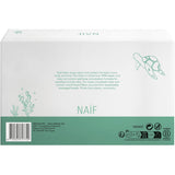 Naïf plastfria babyservetter 432 stycken (8-pack x 54 torkservetter) - Vård för barnets botten, kropp och ansikte - 99 % vatten - 0 % doft och alkohol - ask med hållbara våtservetter, känslig eukalyptus