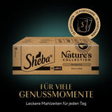 SHEBA Nature's Collection i Gravy - Högkvalitativt våtmat för katter, Fine Variety (MSC) i portionspåsar - 72 x 85 g
