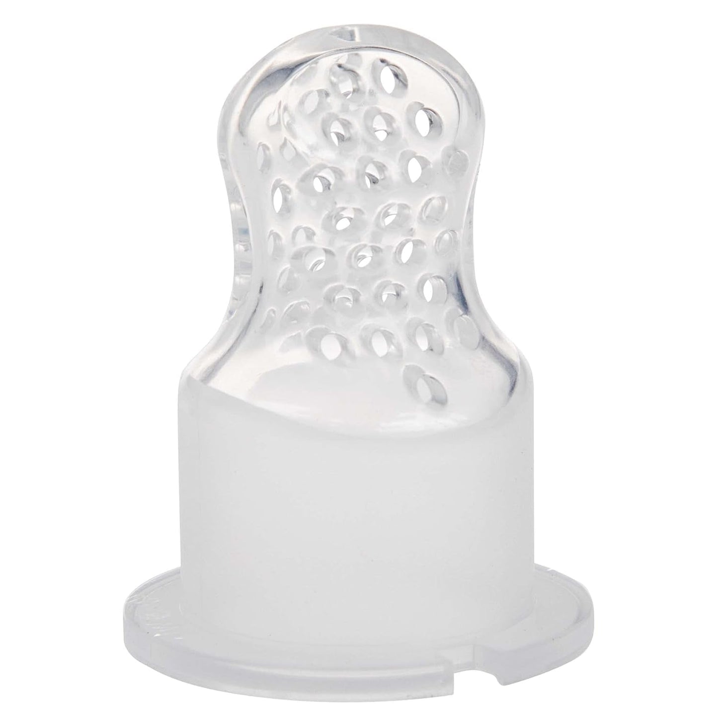 Nuby Silicone Fruit Feeder Nibbler - Fruktmatare för bebisar 6 månader och småbarn - Brickring för frukt, grönsaker och puréer - BPA-fri - Rosa - 6+ månader