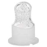 Nuby Silicone Fruit Feeder Nibbler - Fruktmatare för bebisar 6 månader och småbarn - Brickring för frukt, grönsaker och puréer - BPA-fri - Rosa - 6+ månader