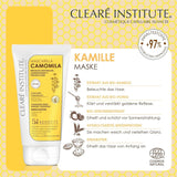 Clearé Institute | Kamomillmask | Ger näring, tillstånd och reder ut | Golden Shine and Shine | 97% naturliga ingredienser | Lugnar hårbotten Med kamomillextrakt |150 ml Naty Shop hårmask