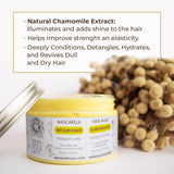 Intea Chamomile - Blond Reflections Hair Mask - Återfuktar och ger näring åt blont hår - 250 ML Naty Shop Hair Mask
