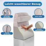Memory Foam Läskudde | Ergonomisk ryggkudde och kil för säng, soffa och soffa | Ortopedisk stödkudde för ryggsmärtor och spänningar