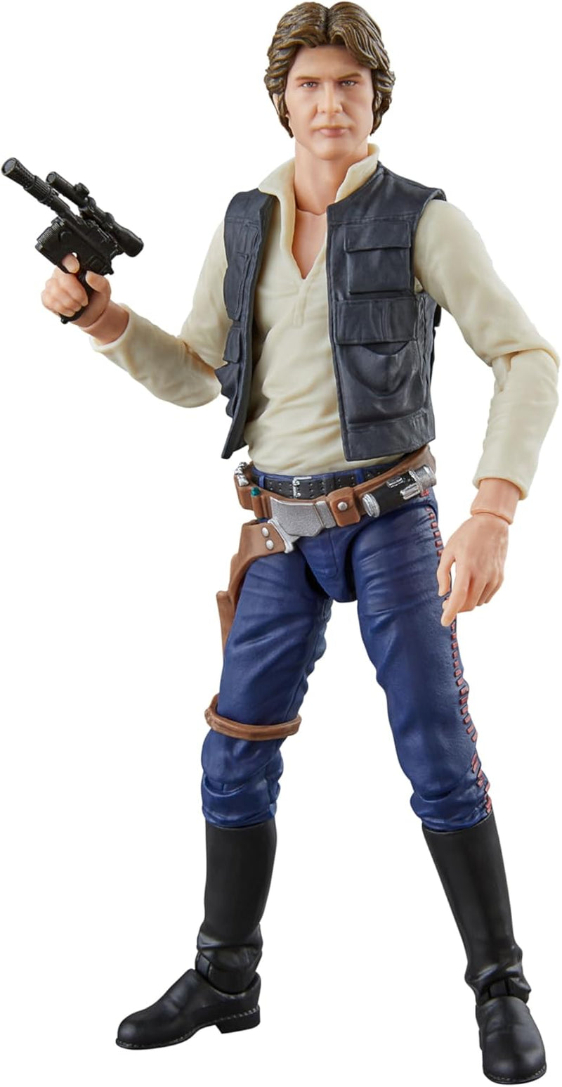 Star Wars The Black Series Han Solo, Star Wars: A Hope Premium Collectible Actionfigur (15cm) Actionfigurer Naty Shop Standardtitel