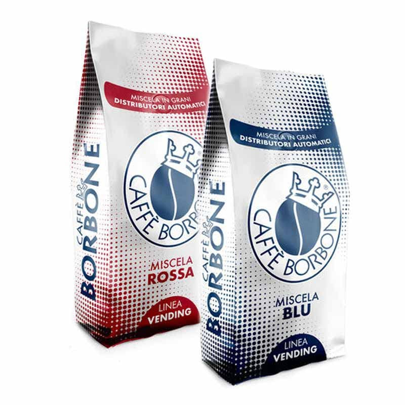 CAFFÈ BORBONE Kaffebönor Blanda RÖTT och BLÅT 500g x 2
