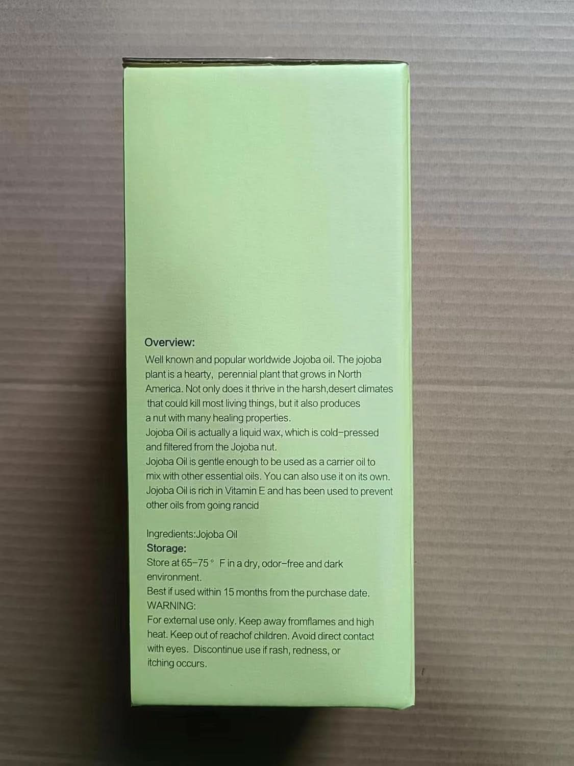 Ekologisk jojobaolja 1 liter, 100% ren Kosmetik och skönhet Naty Shop