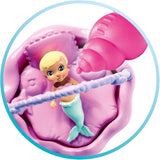Simba 105733524 - Steffi Love Mermaid Family, gravid sjöjungfrudocka med Kevin som sjöjungfru, med spjälsäng, 29 cm dress-up dockor, lekdockor, för 3+ år gamla dockor Naty Shop